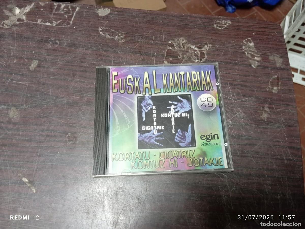 CDs de m&uacute;sica: CD KORTATU CICATRIZ ..........