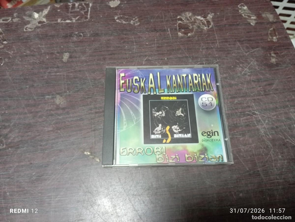 CDs de m&uacute;sica: CD ERROBI BIZI BIZIAN