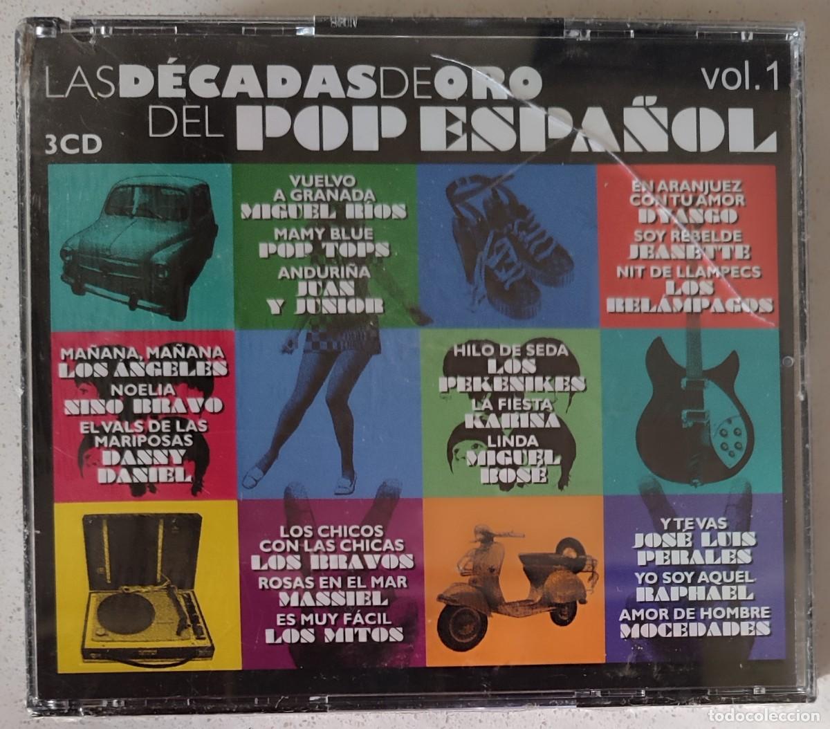 CDs de m&uacute;sica: LAS DECADAS DE ORO DEL POP ESPA&Ntilde;OL VOL. 1 (3 CD) 60 TEMAS - 2010 - PRECINTADO