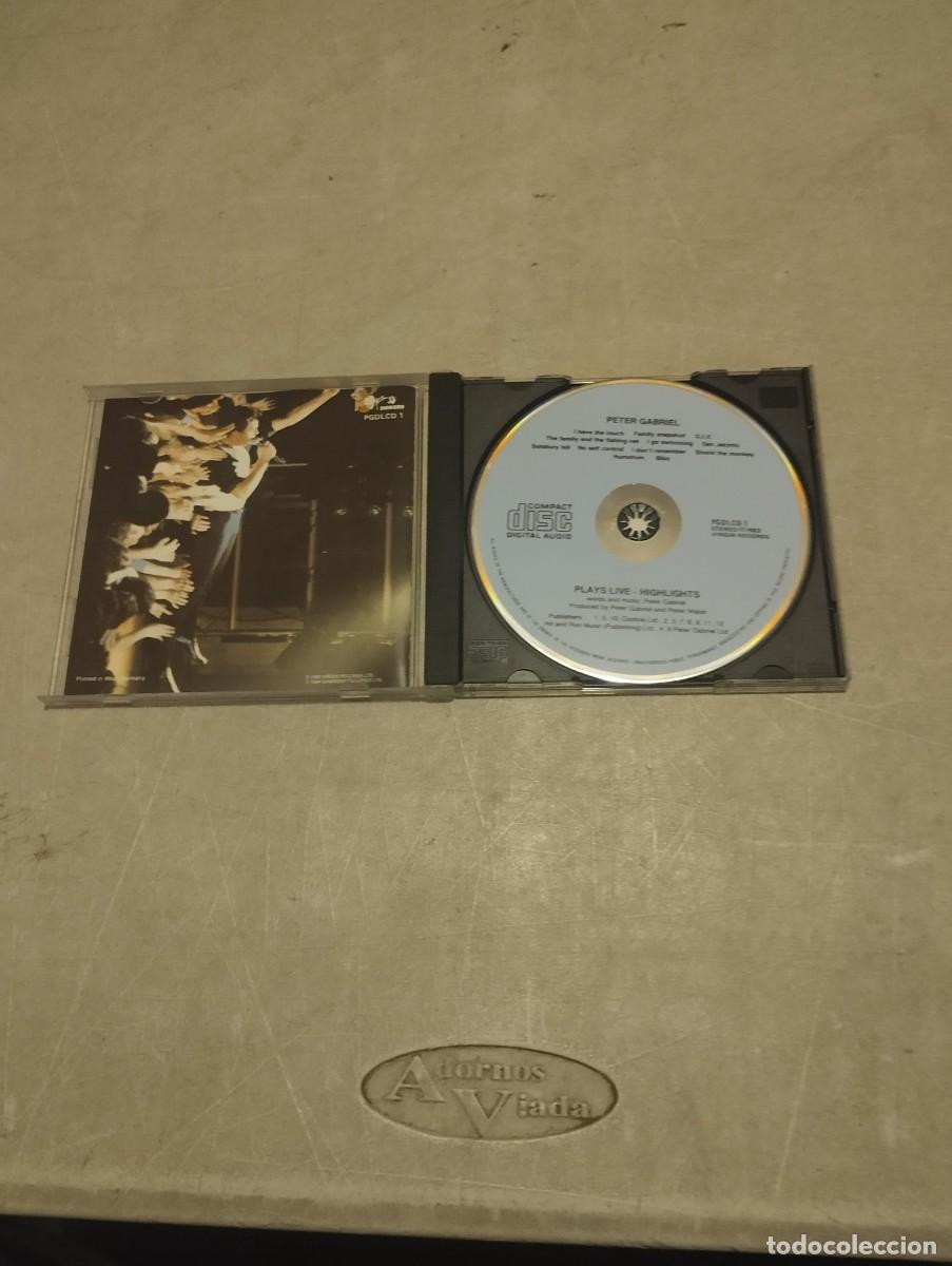 CDs de m&uacute;sica: PETER GABRIEL CD PLAYS LIVE - Foto 2