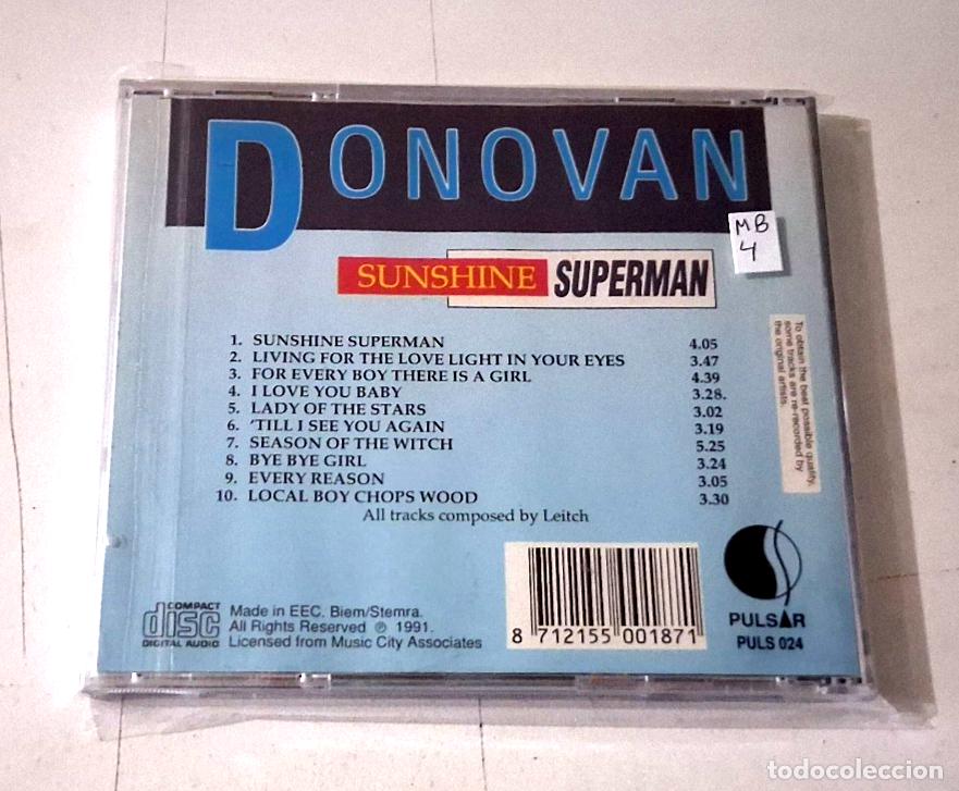 CDs de m&uacute;sica: DONOVAN &rdquo;SUNSHINE SUPERMAN&rdquo; CD 10 TRACKS - Foto 2