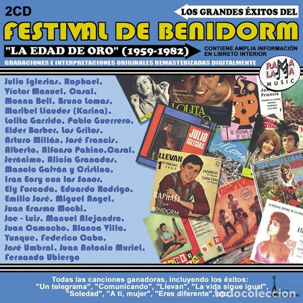 CDs de m&uacute;sica: FESTIVAL DE BENIDORM &rdquo;LA EDAD DE ORO&rdquo; 1959-1982 CD CON AMPLIO LIBRETO