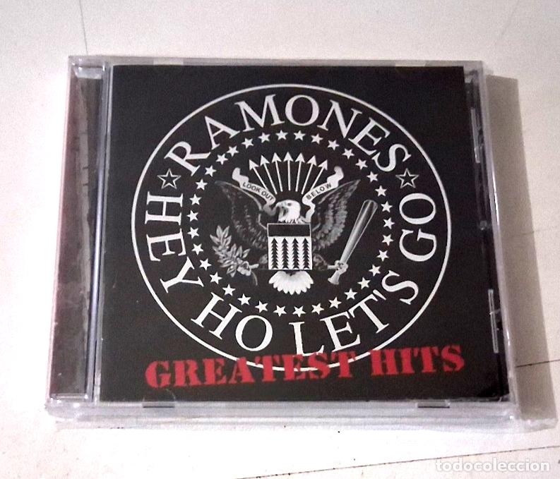 CDs de m&uacute;sica: RAMONES &rdquo;HEY HO LET'S GO GREATEST HITS&rdquo; CD 16 TRACKS PRECINTADO SEALED