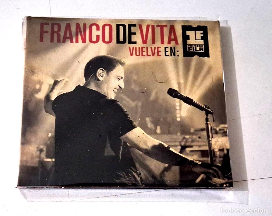 CDs de m&uacute;sica: FRANCO DE VITA &rdquo;VUELVE EN PRIMERA FILA&rdquo; 2CD 24 TRACKS +DVD DIGIPACK
