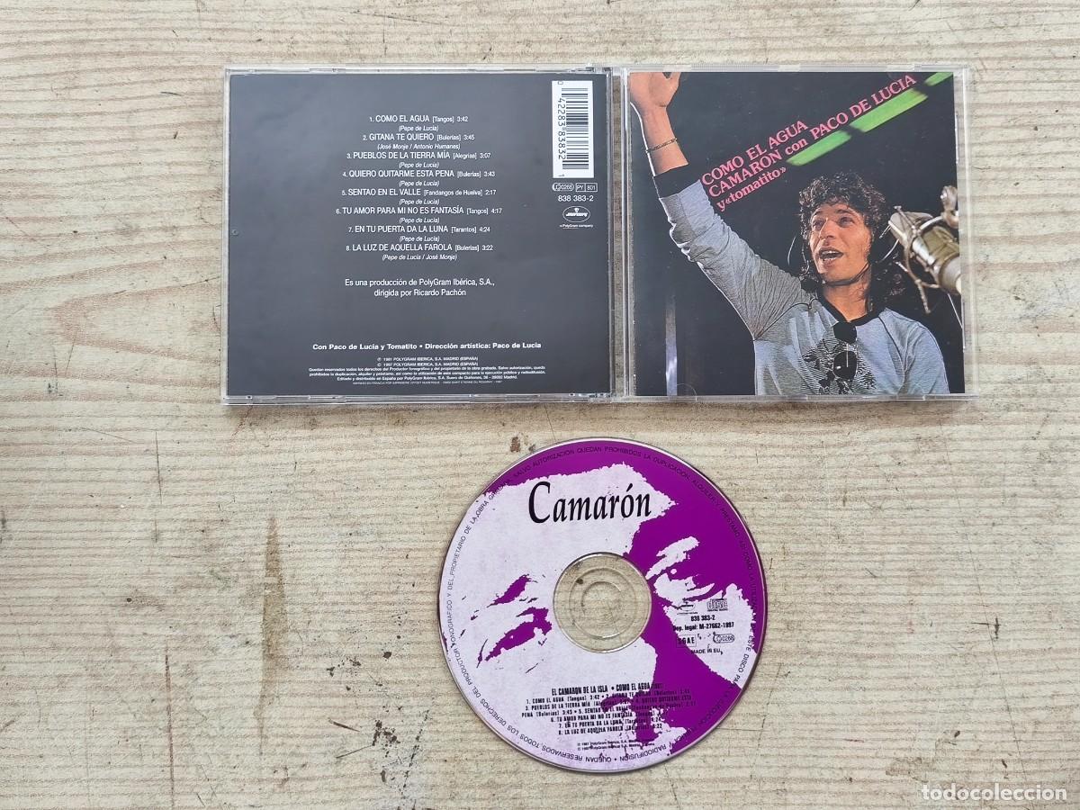 CDs de m&uacute;sica: Camaron Con Paco De Lucia Y Tomatito - Como El Agua CD