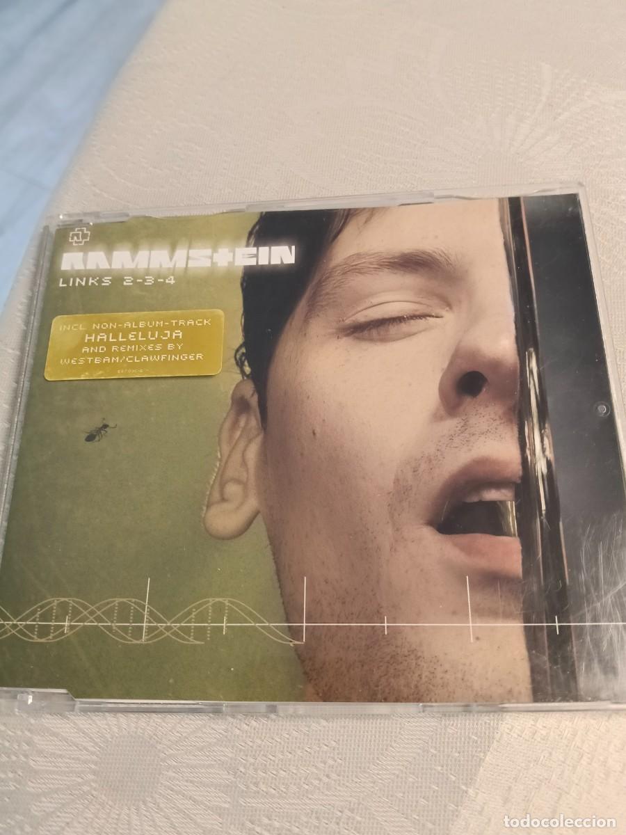 CDs de m&uacute;sica: RAR SINGLE CD. RAMMSTEIN. LINKS 2-3-4. STICKER. 5 TRACKS