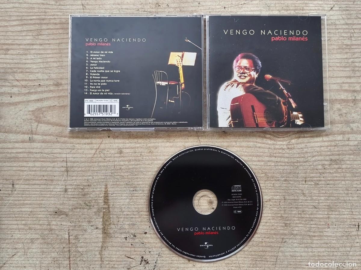 CDs de m&uacute;sica: Pablo Milan&eacute;s &ndash; Vengo Naciendo CD