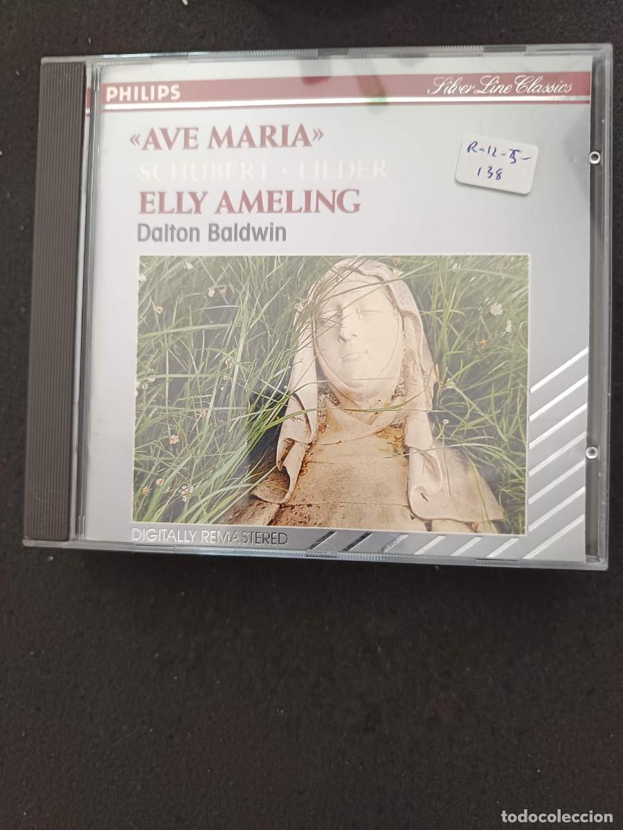 CDs de m&uacute;sica: SCHUBERT: LIEDER. &rdquo;AVE MARIA&rdquo;. INT&Eacute;RPRETE: ELLY AMELING. PIANO: DALTON BALDWIN