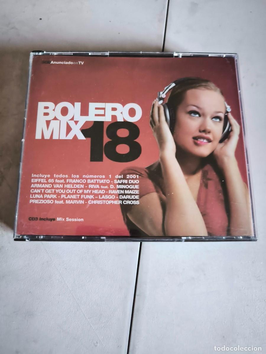 CDs de m&uacute;sica: BOLERO MIX 18 3CDS...