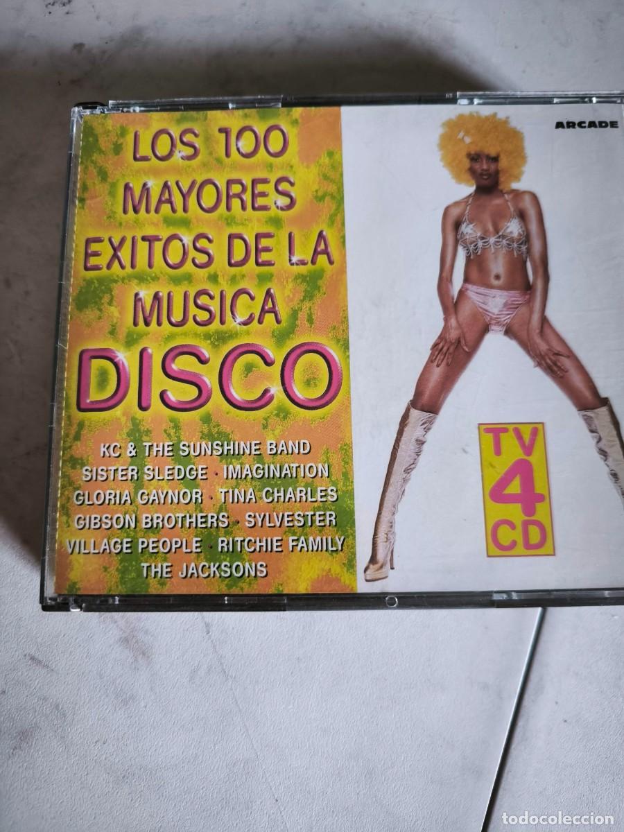 CDs de m&uacute;sica: LOS 100 MAYORES EXITOS DE LA MUSICA DISCO 4CDS