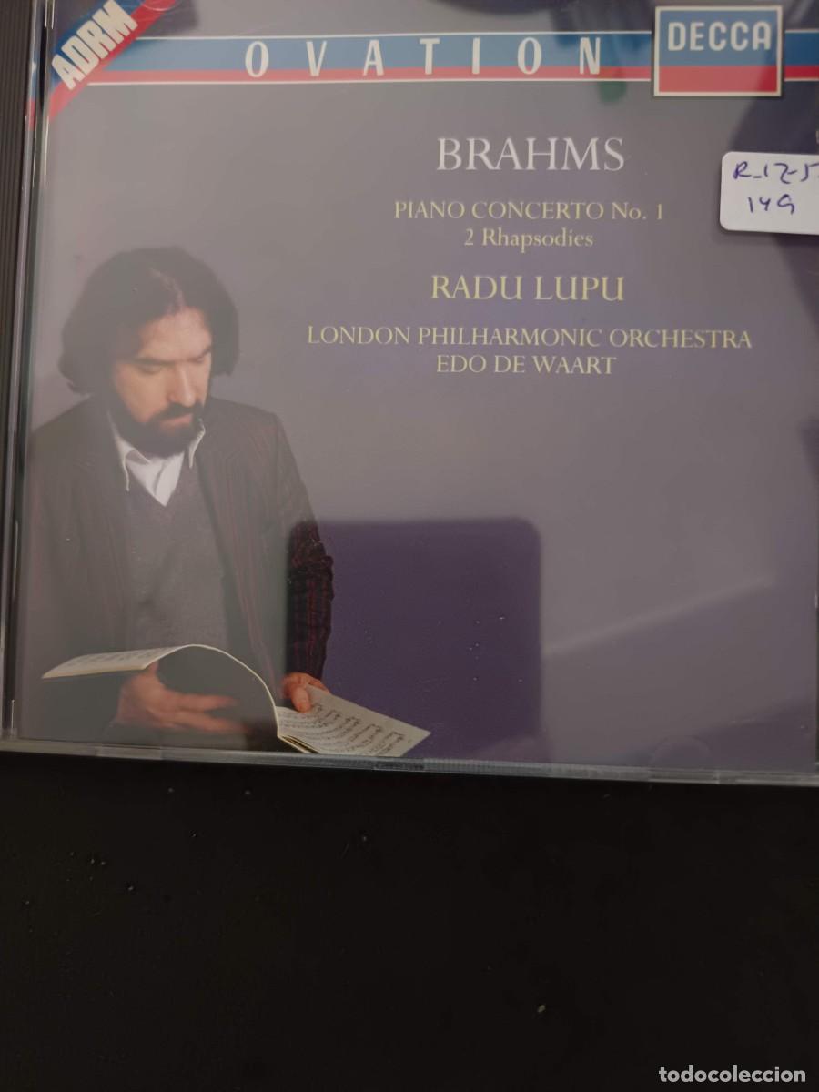 CDs de m&uacute;sica: BRAHMS: PIANO CONCERTO N&ordm; 1 / 2 RHAPSODIES. PIANO: RADU LUPU. DIR: EDO DE WAART. LONDON PHILHARMONI