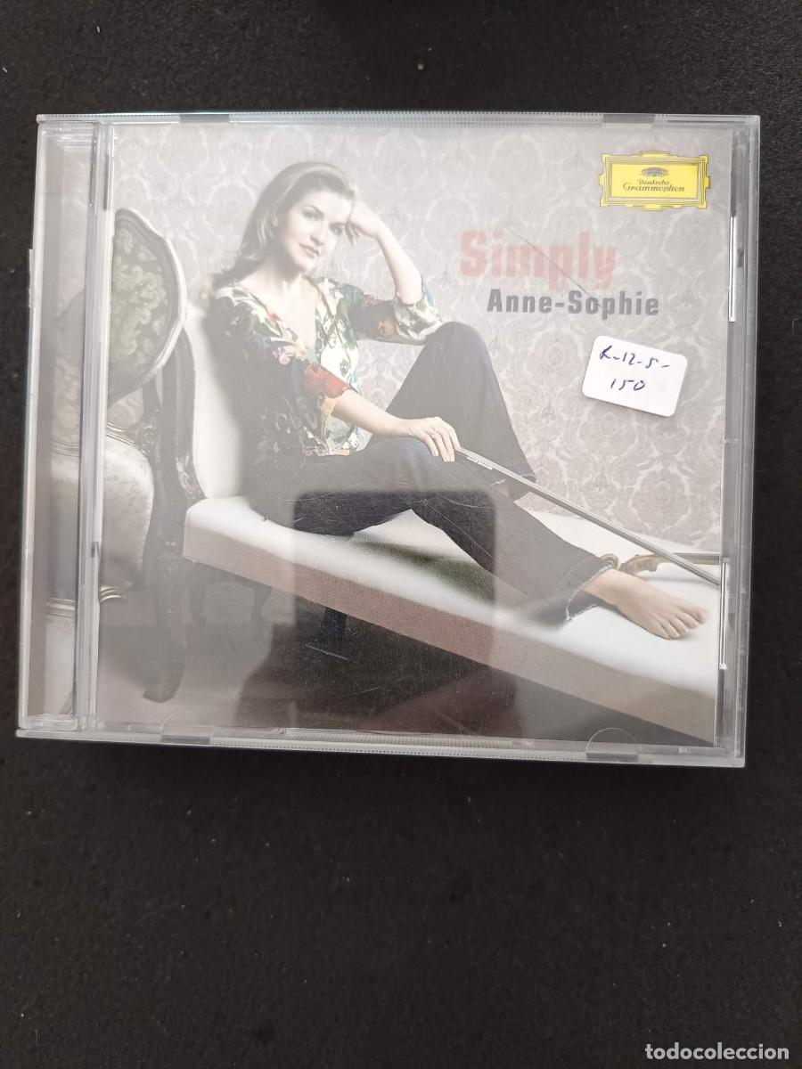 CDs de m&uacute;sica: ANNE-SOPHIE MUTTER (VIOLIN). SIMPLY ANNE-SOPHIE