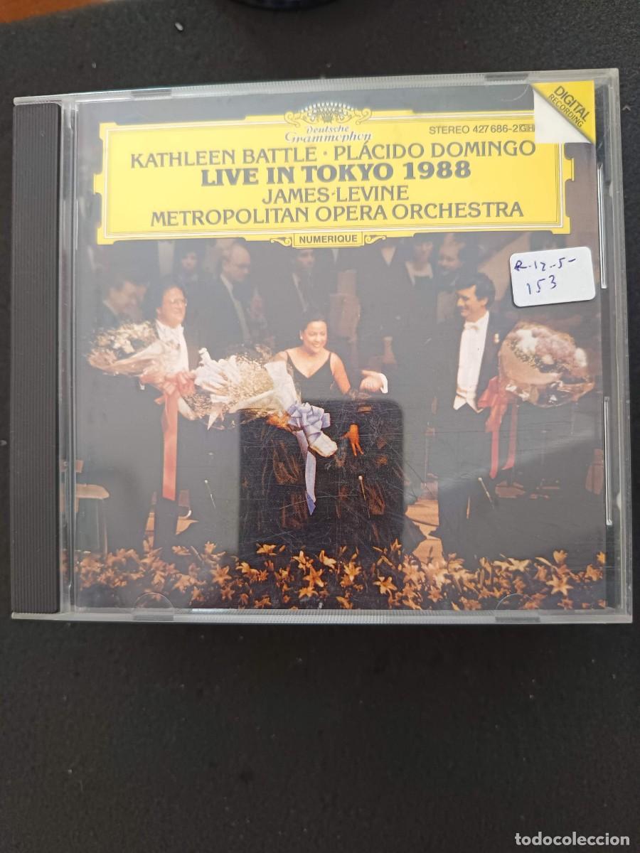 CDs de m&uacute;sica: KATHLEEN BATTLE, PL&Aacute;CIDO DOMINGO. LIVE IN TOKYO 1988. DIR: JAMES LEVINE. METROPOLITAN OPERA ORCHESTR