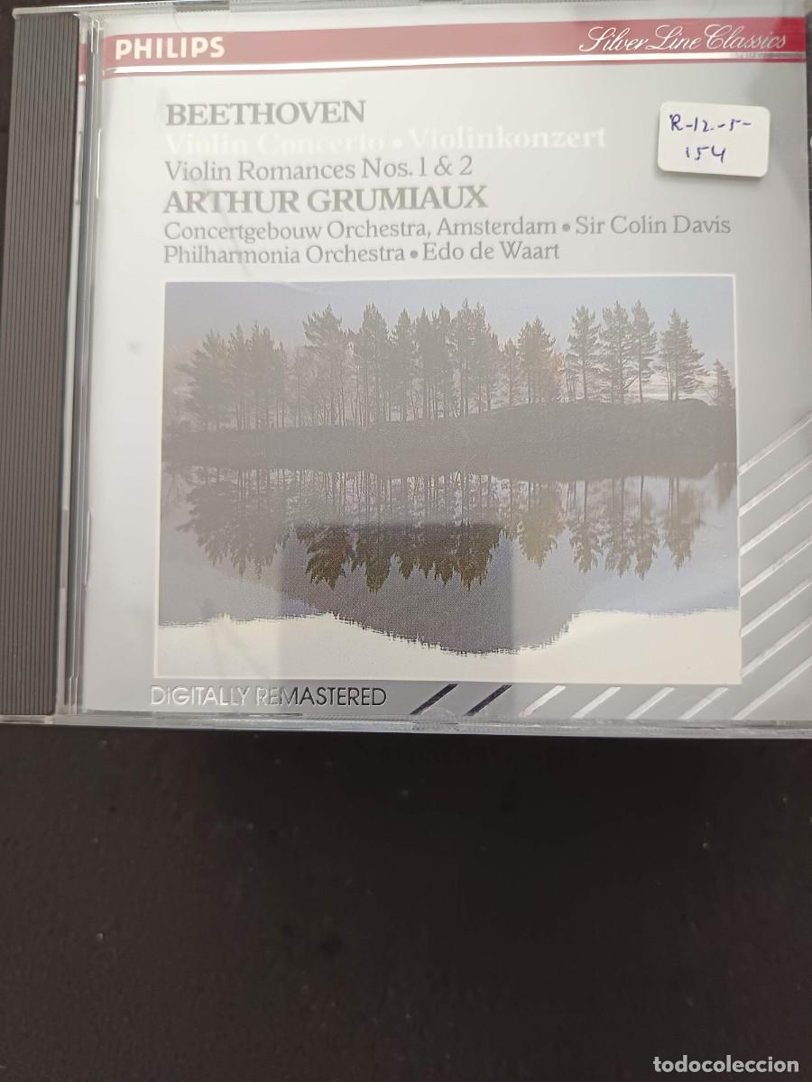 CDs de m&uacute;sica: BEETHOVEN: VIOLIN CONCERTO / VIOLIN ROMANCES N&ordm;S 1 & 2. DIR: EDO DE WAART. VIOLIN: ARTHUR GRUMIAUX