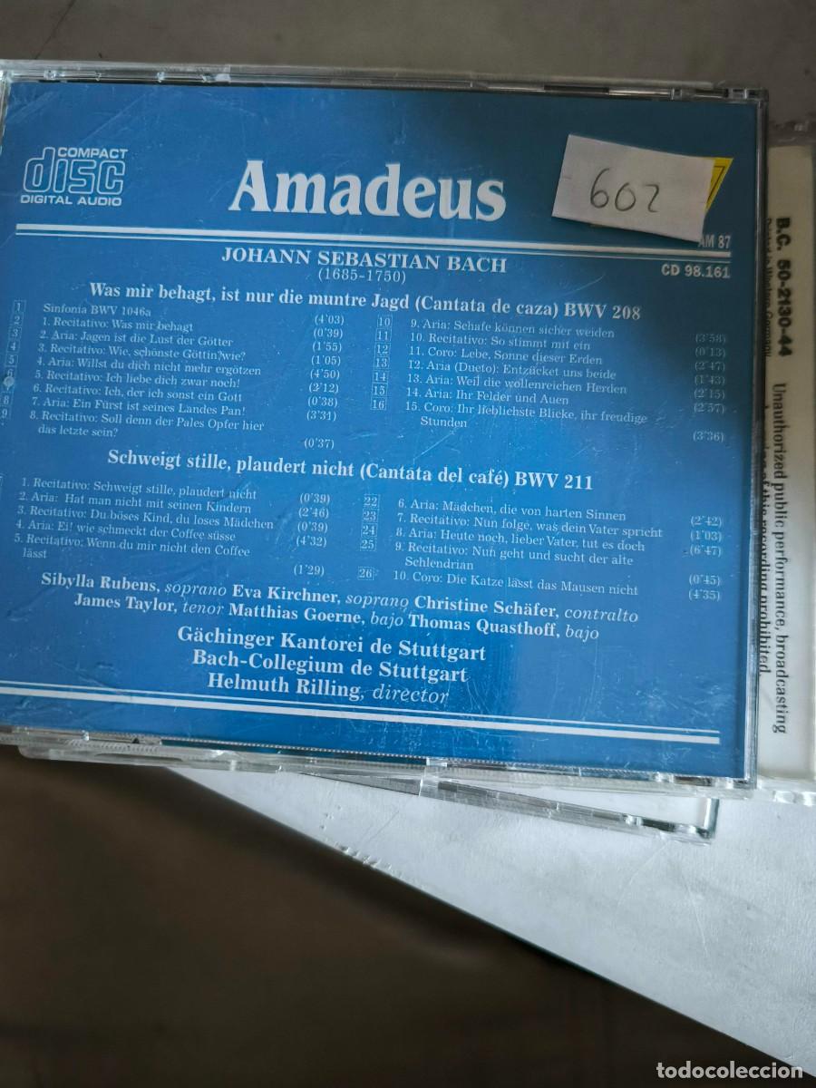 CDs de m&uacute;sica: J.S.BACH AMADEUS CD--- - Foto 2