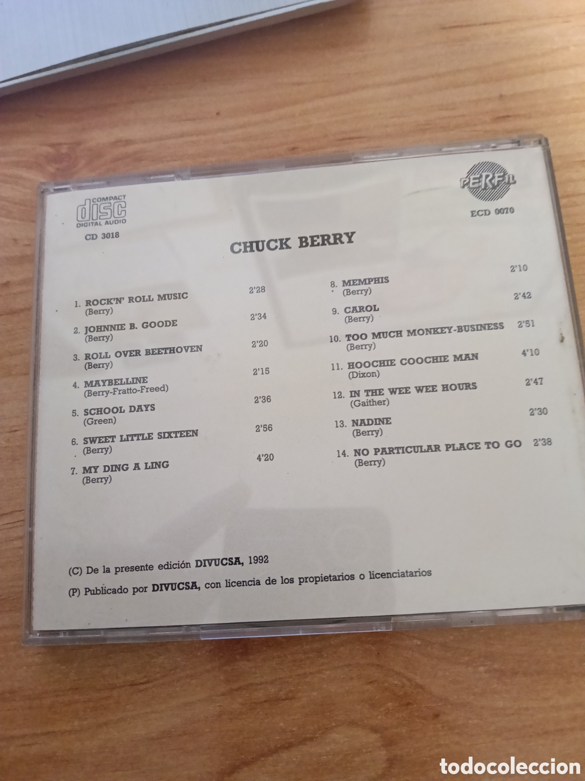 CDs de m&uacute;sica: CD Chuck Berry greatest hits - Foto 3