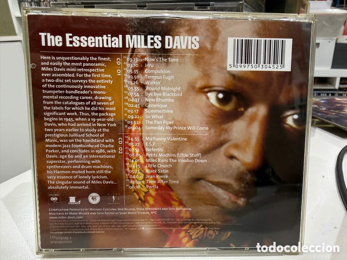 CDs de m&uacute;sica: Miles Davis - The Essential Miles Davis (2xCD) - Foto 2