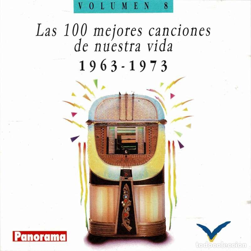 CDs de m&uacute;sica: Las 100 mejores canciones de nuestra vida 1963-1973. Volumen 8. CD