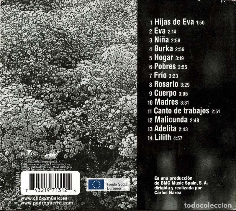 CDs de m&uacute;sica: Pedro Guerra - Hijas De Eva. CD - Foto 2