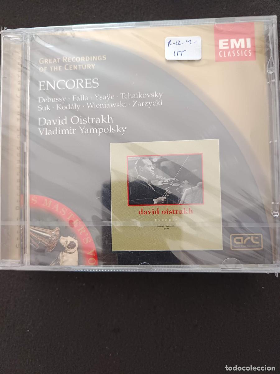 CDs de m&uacute;sica: ENCORES: DEBUSSY, FALLA, YSAYE, TCHAIKOVSKY, SUK, KOD&Aacute;LY, WIENIAWSKI, ZARZYCKI. VIOL&Iacute;N: DAVID OISTR