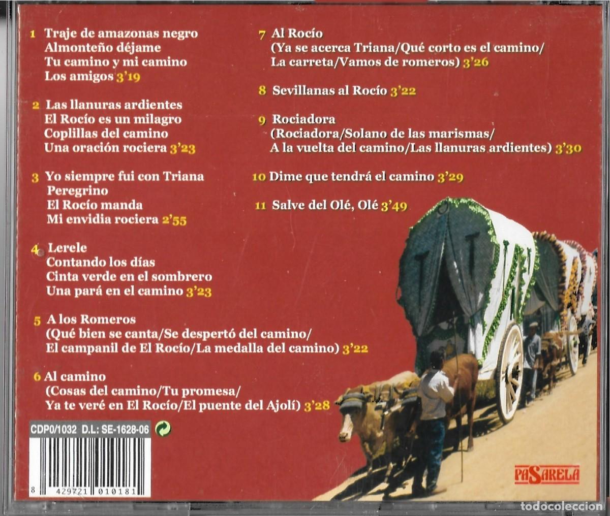 CDs de m&uacute;sica: CD RAYA REAL &rdquo;LE CANTA AL ROCIO&rdquo; 11 TEMAS - Foto 2