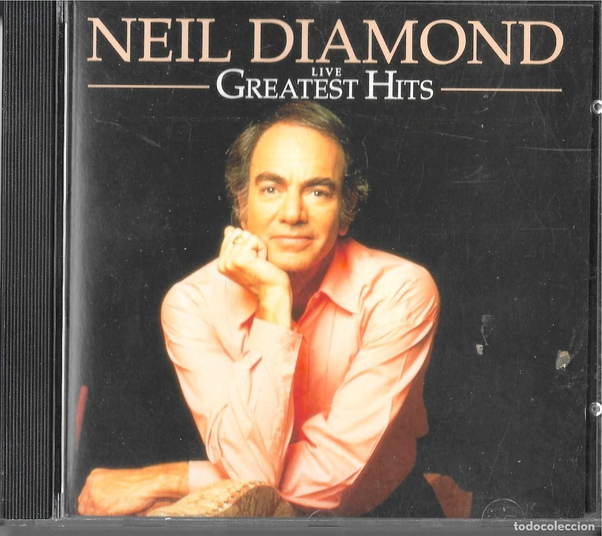 CDs de m&uacute;sica: CD DE NEIL DIAMOND &rdquo;LIVE GREATEST HITS&rdquo; 20 TEMAS