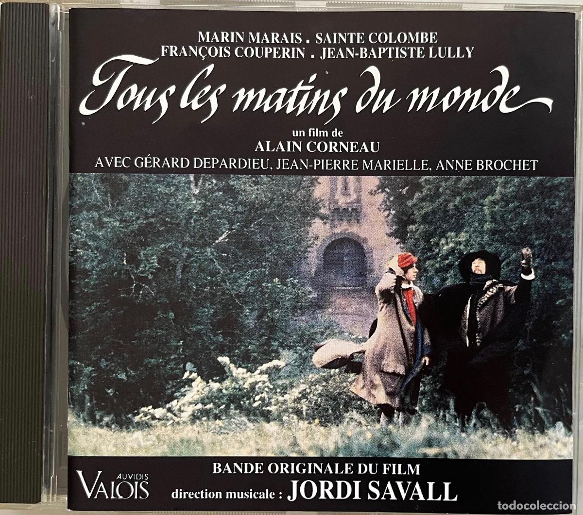 CDs de m&uacute;sica: TOUS LES MATINS DU MONDE. TODAS LAS MA&Ntilde;ANAS DEL MUNDO. J.SAVALL. M. MARAIS. CD BANDA SONORA ORIGINAL