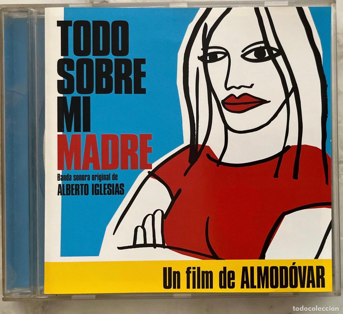 CDs de m&uacute;sica: TODO SOBRE MI MADRE. ALBERTO IGLESIAS. PEDRO ALMODOVAR. BANDA SONORA. CD SPA&Ntilde;A 1999