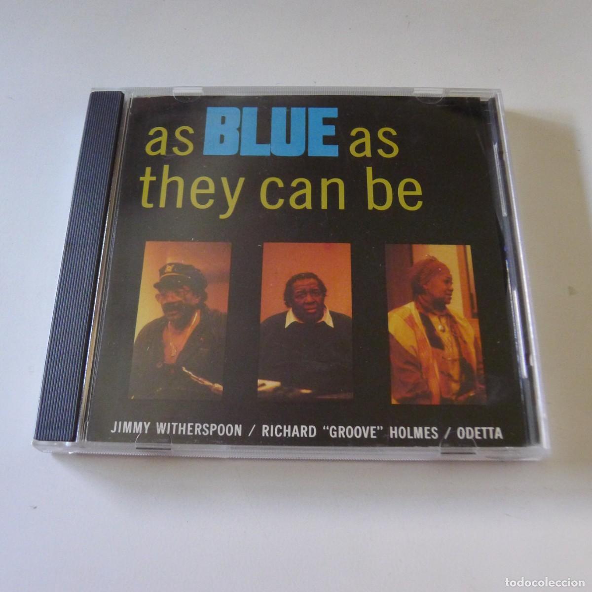 CDs de m&uacute;sica: Jimmy Witherspoon / Richard &rdquo;Groove&rdquo; Holmes / Odetta &ndash; As Blue As They Can Be CD edicion US