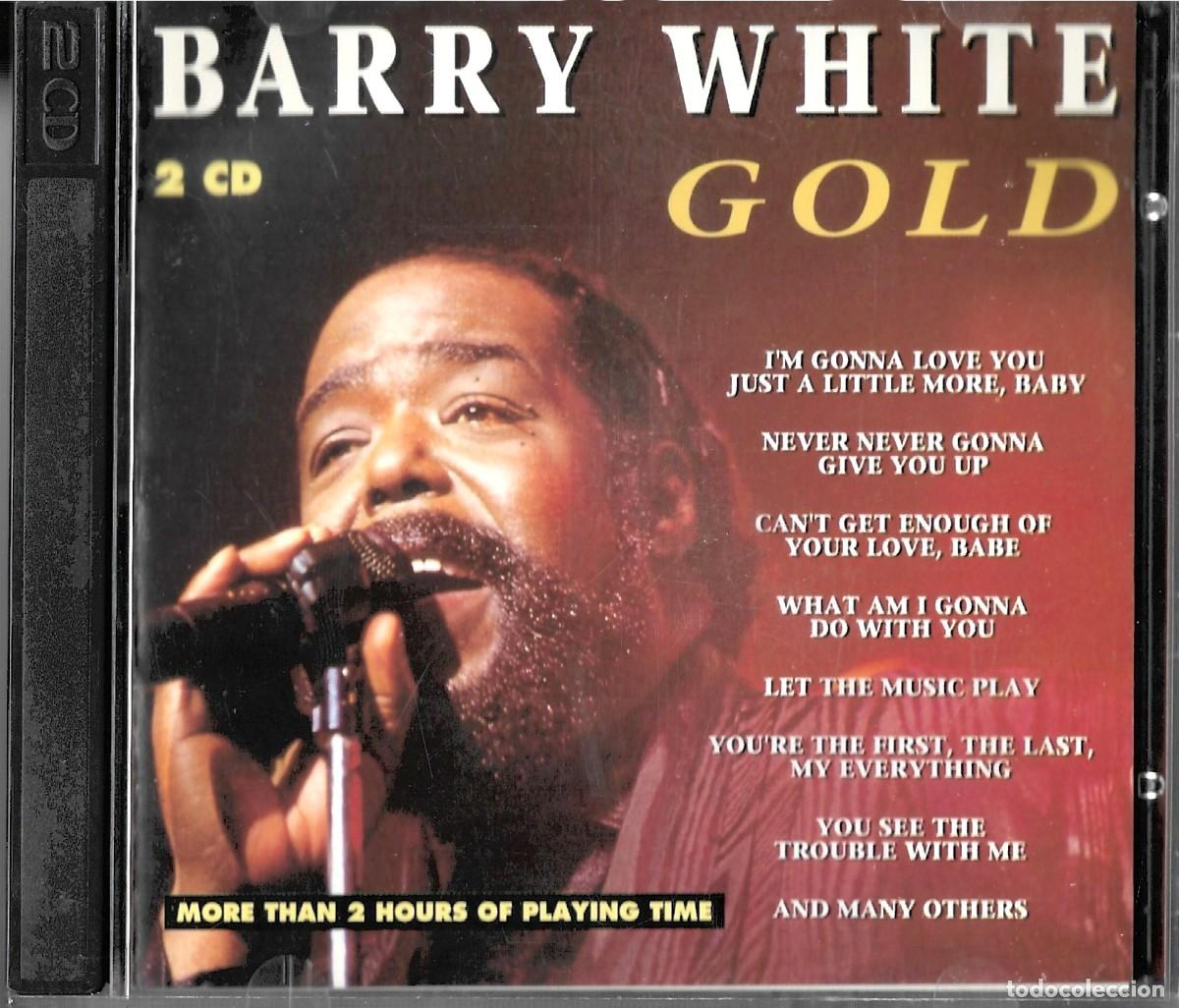 CDs de m&uacute;sica: 2 CD'S DE BARRY WHITE GOLD CON UN TOTAL DE 24 TEMAS