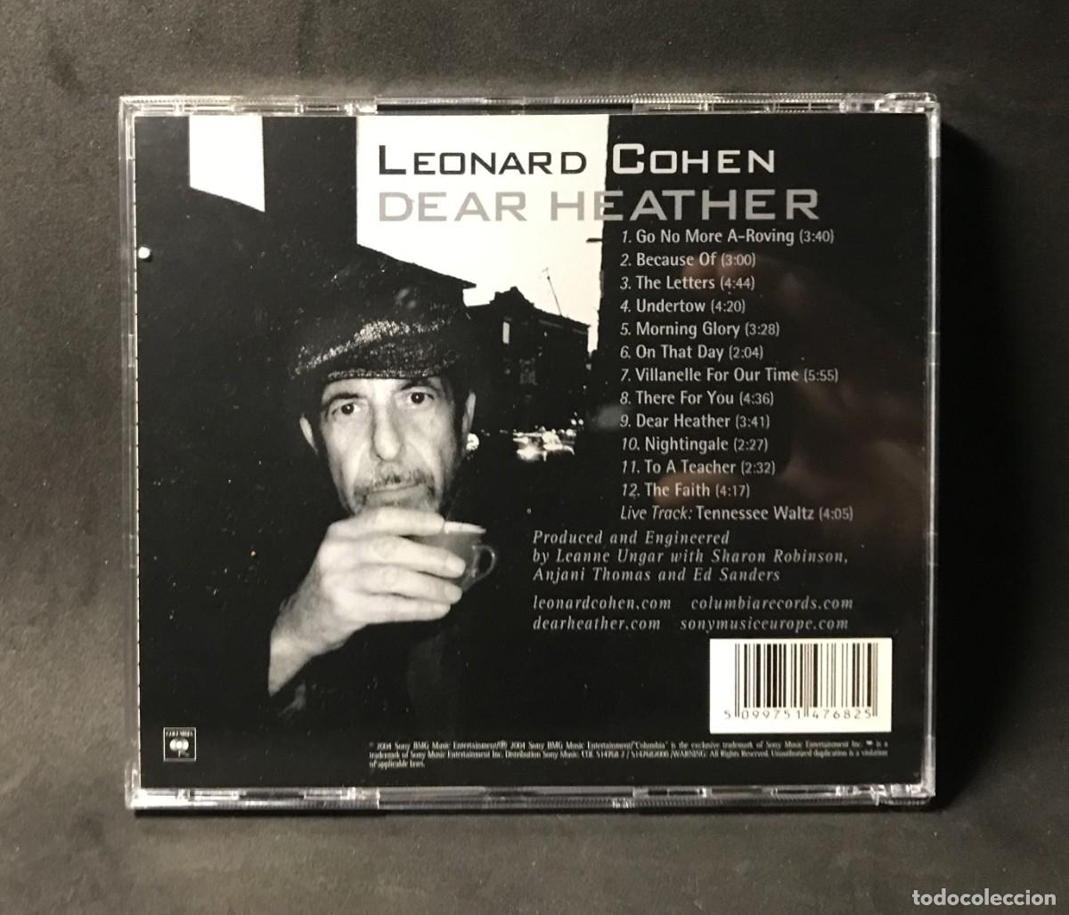 CDs de m&uacute;sica: Leonard Cohen &ndash; Dear Heather - CD - Columbia - Foto 2