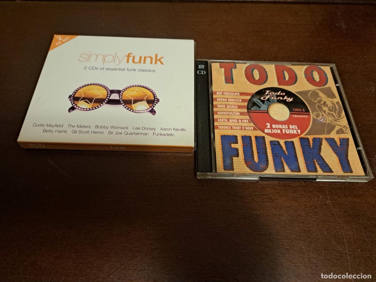 CDs de m&uacute;sica: TODO FUNKY + SIMPLY FUNK - 4 CD - CURTIS MAYFIELD + THE METERS + FUNKADELIC