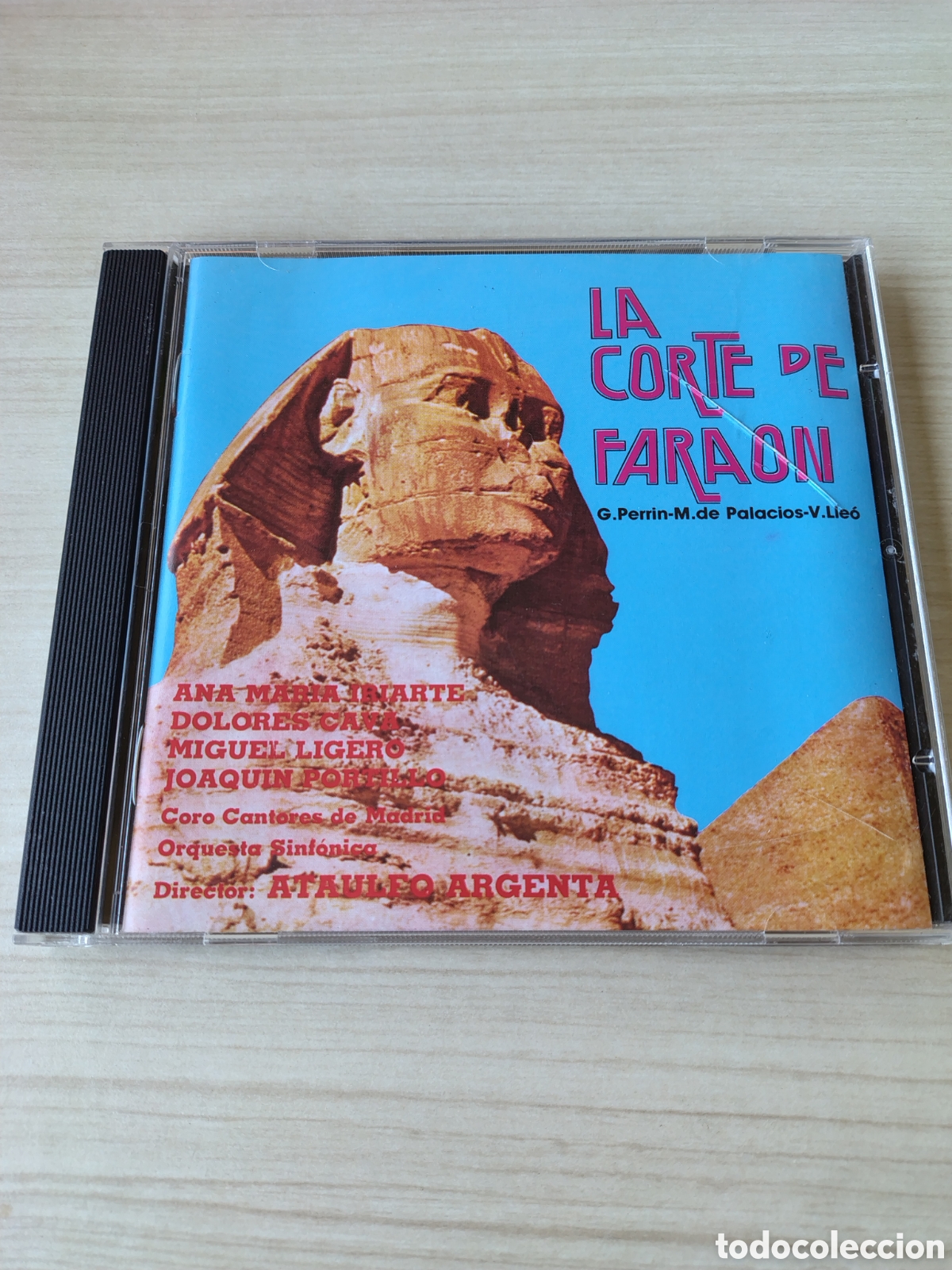 CDs de m&uacute;sica: LA CORTE DE FARAON ATAULFO ARGENTA ( 1967 ALHAMBRA ARIOLA 1987 )ANA MAR&Iacute;A IRIARTE DOLORES CAVA