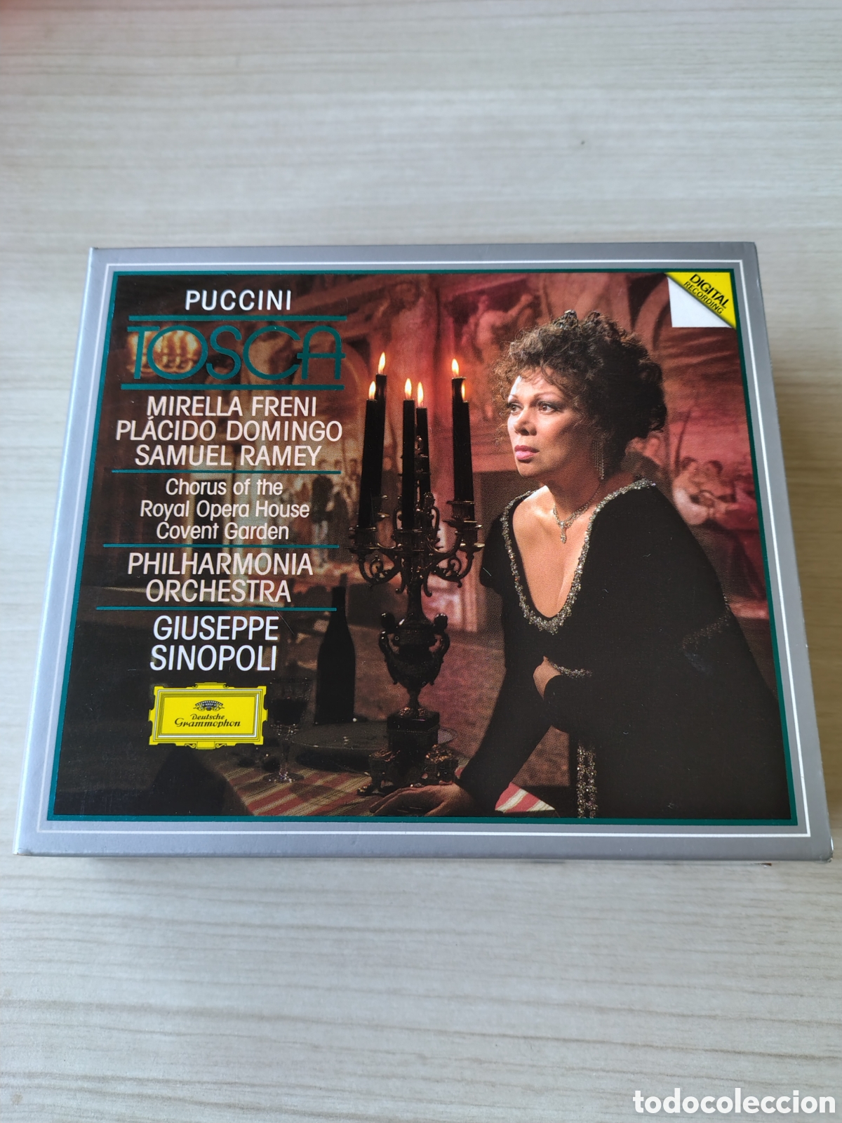 CDs de m&uacute;sica: TOSCA GIACOMO PUCCINI 2CD LIBRO 206 PAGINAS ( 1990 DEUTSCHE GRAMMOPHON 1992 )
