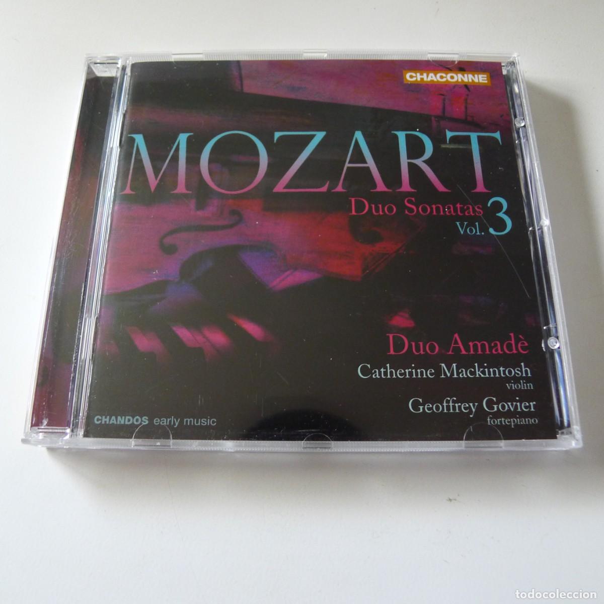 CDs de m&uacute;sica: Mozart - Duo Amad&egrave;, Catherine Mackintosh, Geoffrey Govier &ndash; Duo Sonatas, Vol. 3 CD