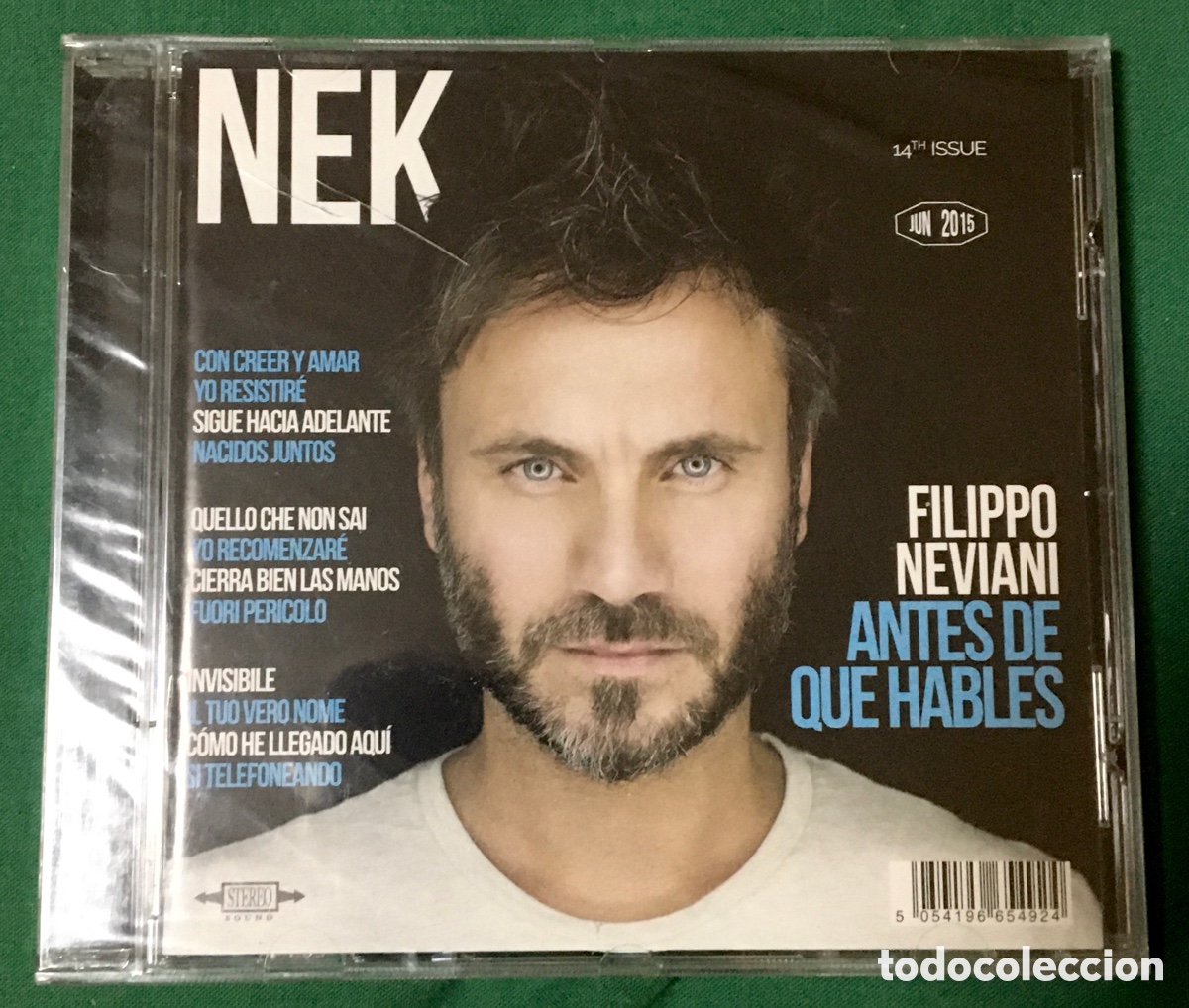 CDs de m&uacute;sica: NEK FILIPPO NEVIANI ANTES DE QUE HABLES CD NUEVO