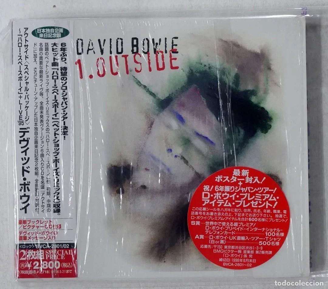 CDs de m&uacute;sica: David Bowie 1.outside - Japan 2 Cds - Obi Insert Poster