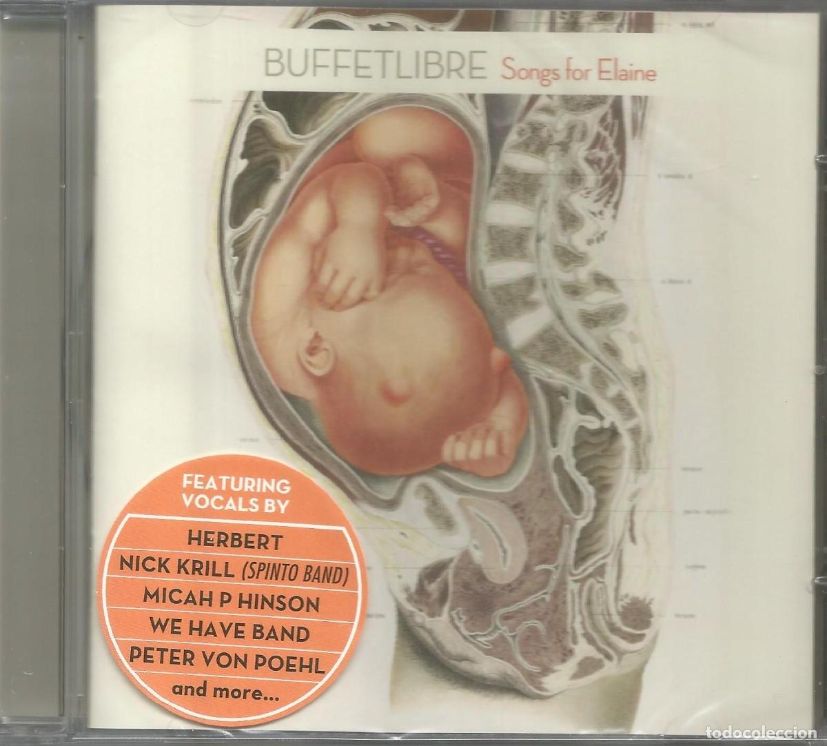 CDs de m&uacute;sica: CD Buffetlibre &ndash; Songs For Elaine (Subterfuge, 2013) - Indie Pop/Synth-Pop - Nuevo y precintado