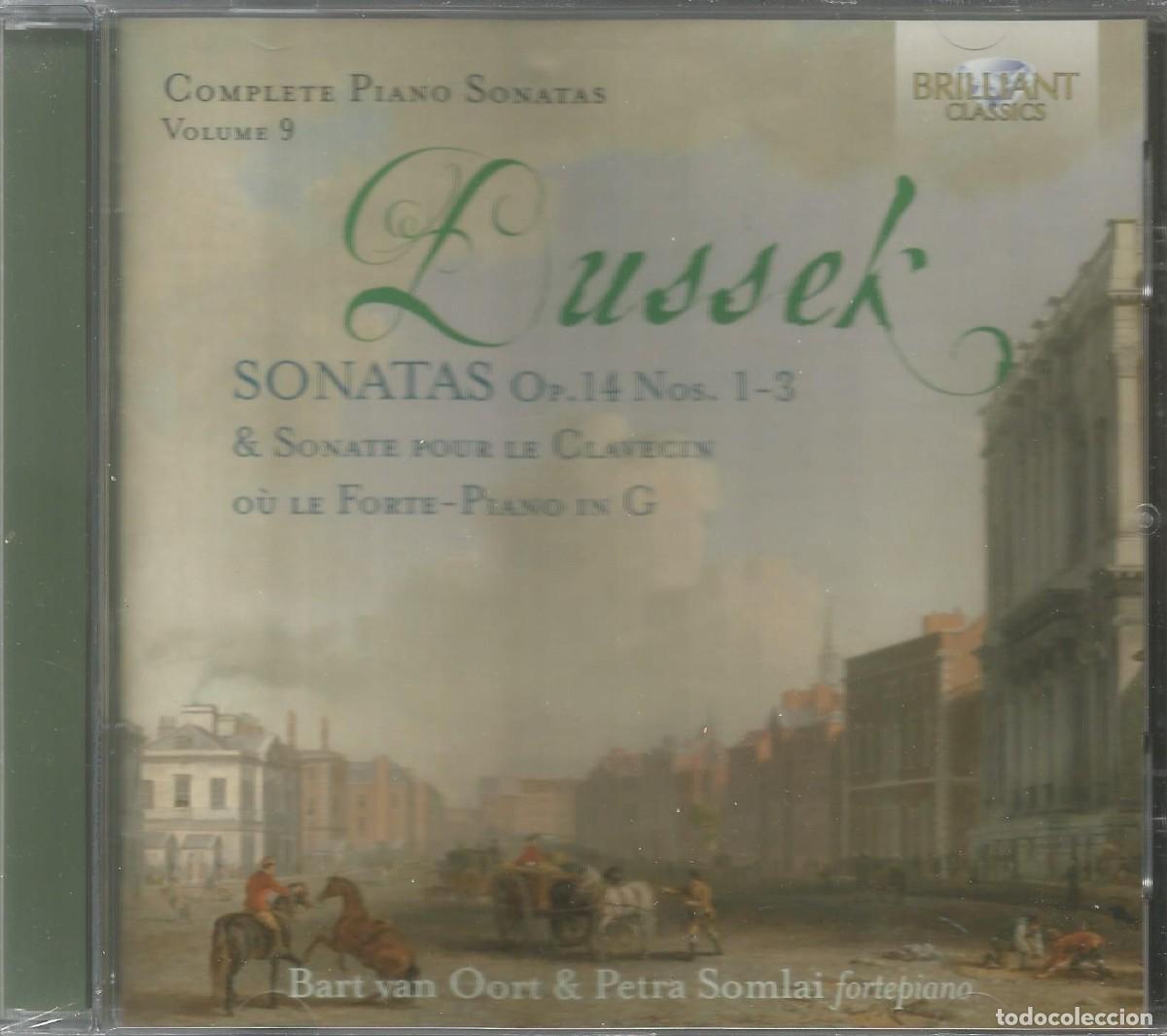 CDs de m&uacute;sica: CD Dussek -&nbsp;Complete Piano Sonatas Op. 14 Nos. 1-3, Vol. 9 (Brilliant Classics, 2020) - Precintado