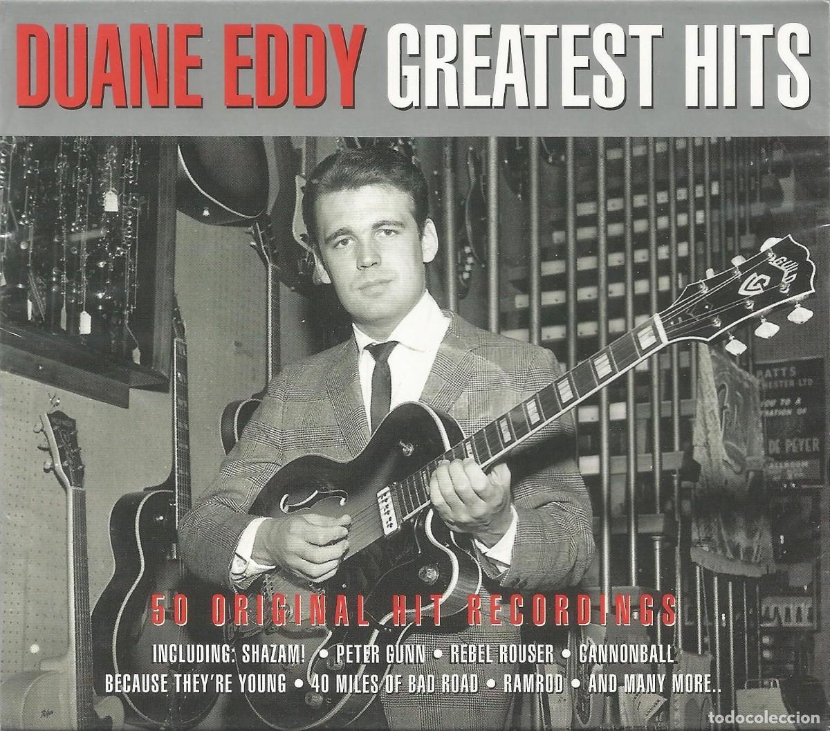 CDs de m&uacute;sica: CD Duane Eddy &ndash; Greatest Hits (Not Now Music, 2011) - Rock, Pop, Instrumental - 2 CDs - Precintado
