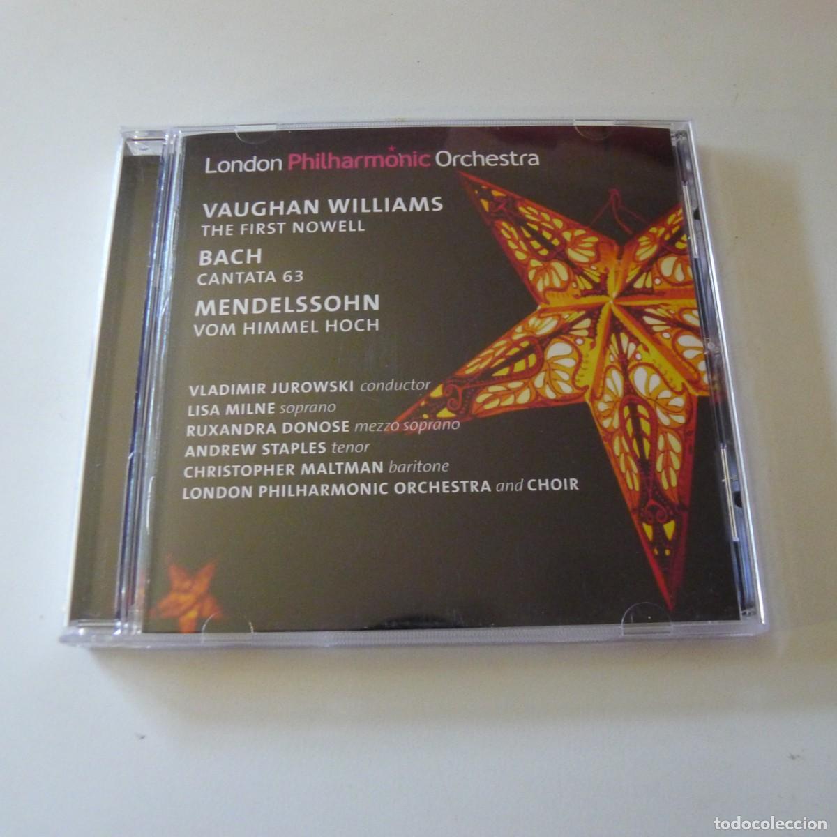 CDs de m&uacute;sica: Vaughan Williams / Bach / Mendelssohn The First Nowell / Cantata 63 / Vom Himmel Hoch CD
