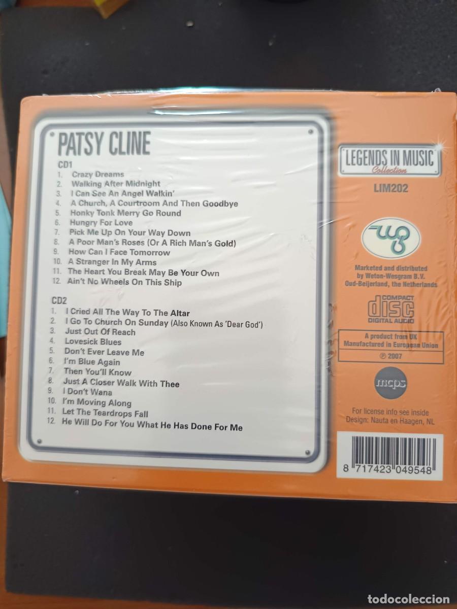 CDs de m&uacute;sica: 2 CD. PATSY CLINE. LEGENDS IN MUSIC COLLECTION - Foto 2