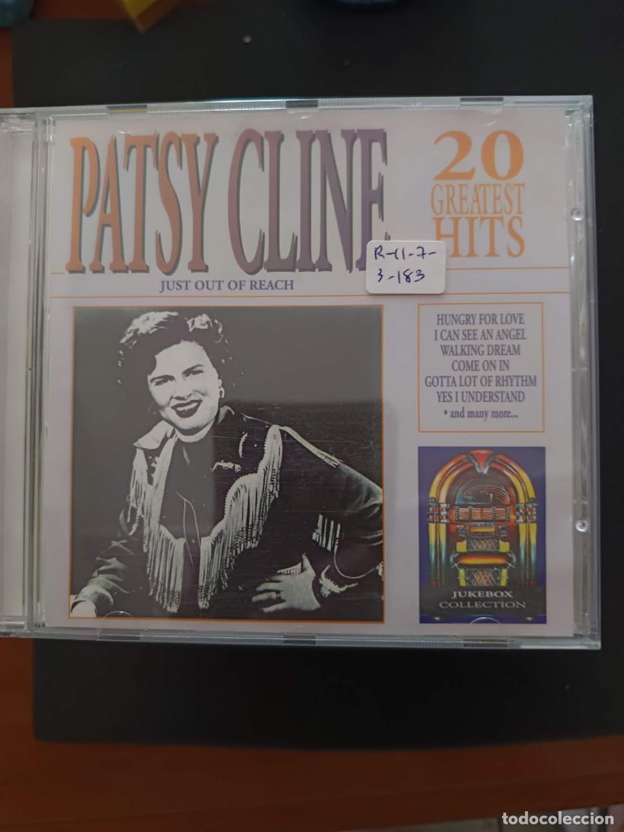 CDs de m&uacute;sica: PATSY CLINE. JUST OUT OF REACH. 20 GREATEST HITS