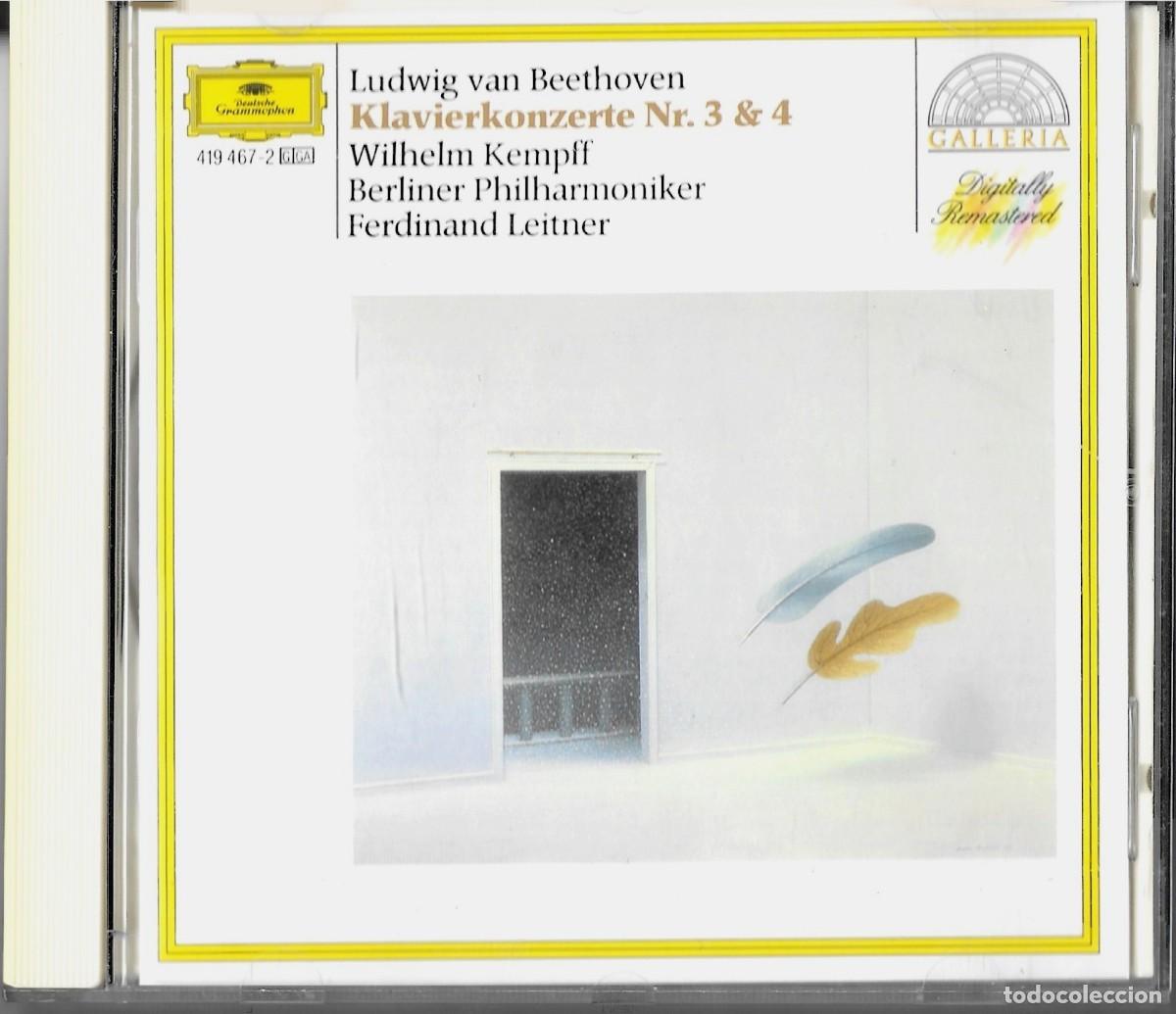 CDs de m&uacute;sica: CD DE LUDWIG VAN BEETHOVEN - WILHELM KEMPFF (PIANO) ORQUESTA FILARM&Oacute;NICA DE BERLIN-FERDINAND LEITNER