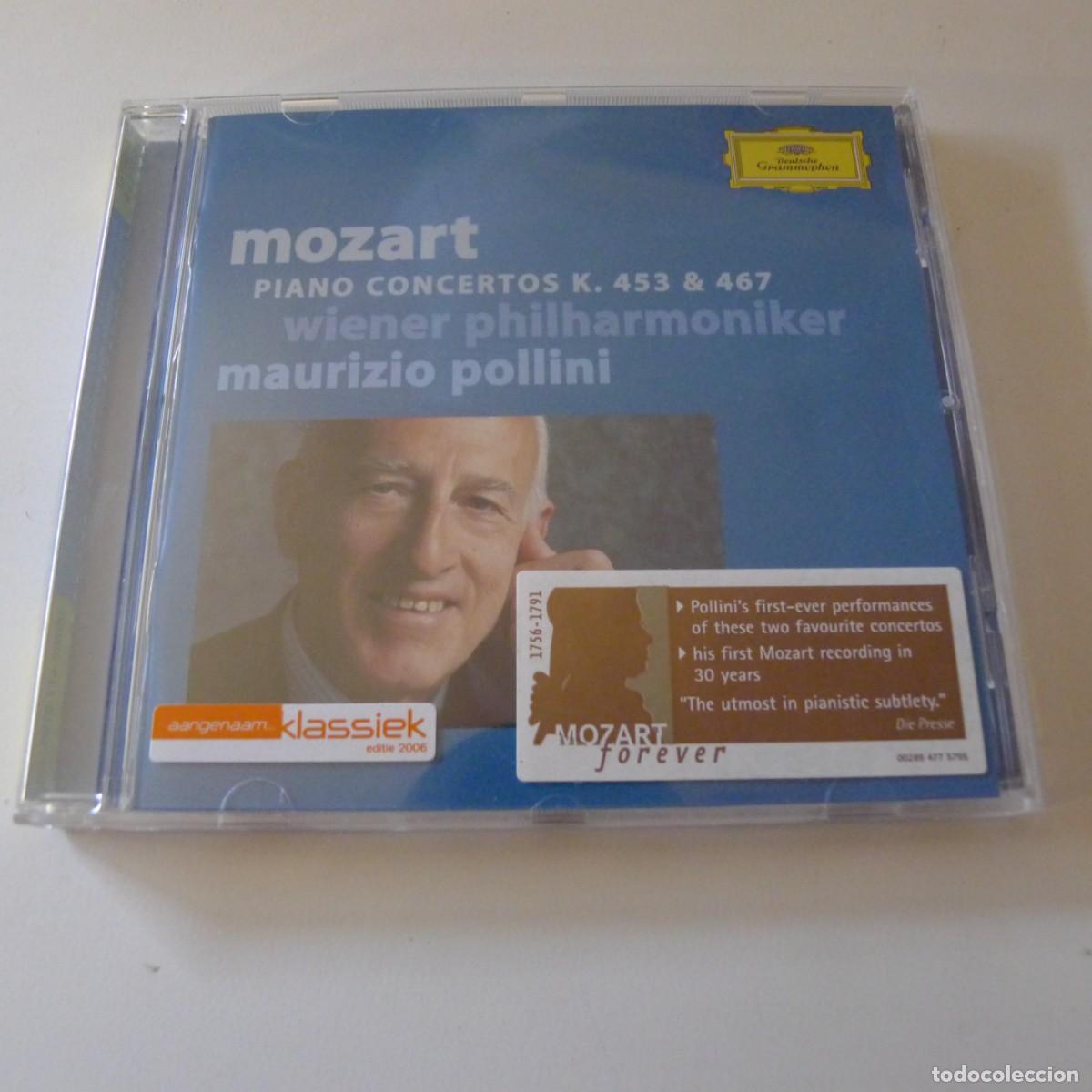 CDs de m&uacute;sica: Mozart , Wiener Philharmoniker, Maurizio Pollini &ndash; Piano Concertos K. 453 & 467 CD