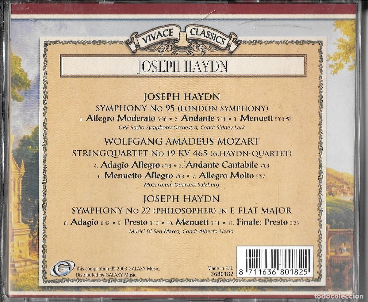 CDs de m&uacute;sica: CD DE JOSEPH HAYDN &rdquo;VIVACE CLASSICS&rdquo; - Foto 2