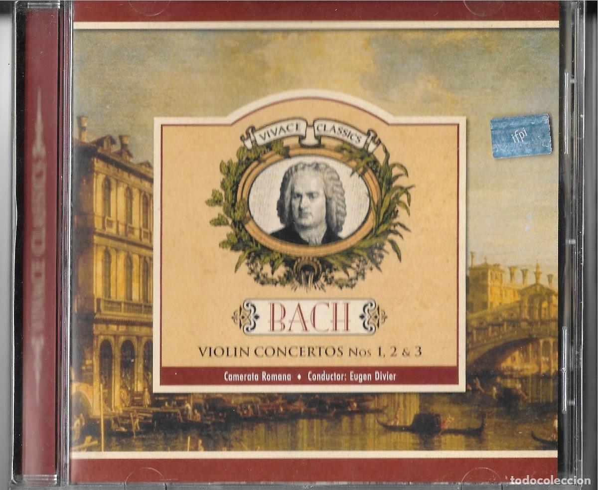 CDs de m&uacute;sica: CD DE JOHANN SEBASTIAN BACH &rdquo;VIVACE CLASSICS&rdquo; CONCIERTOS PARA VIOLIN 1, 2 Y 3