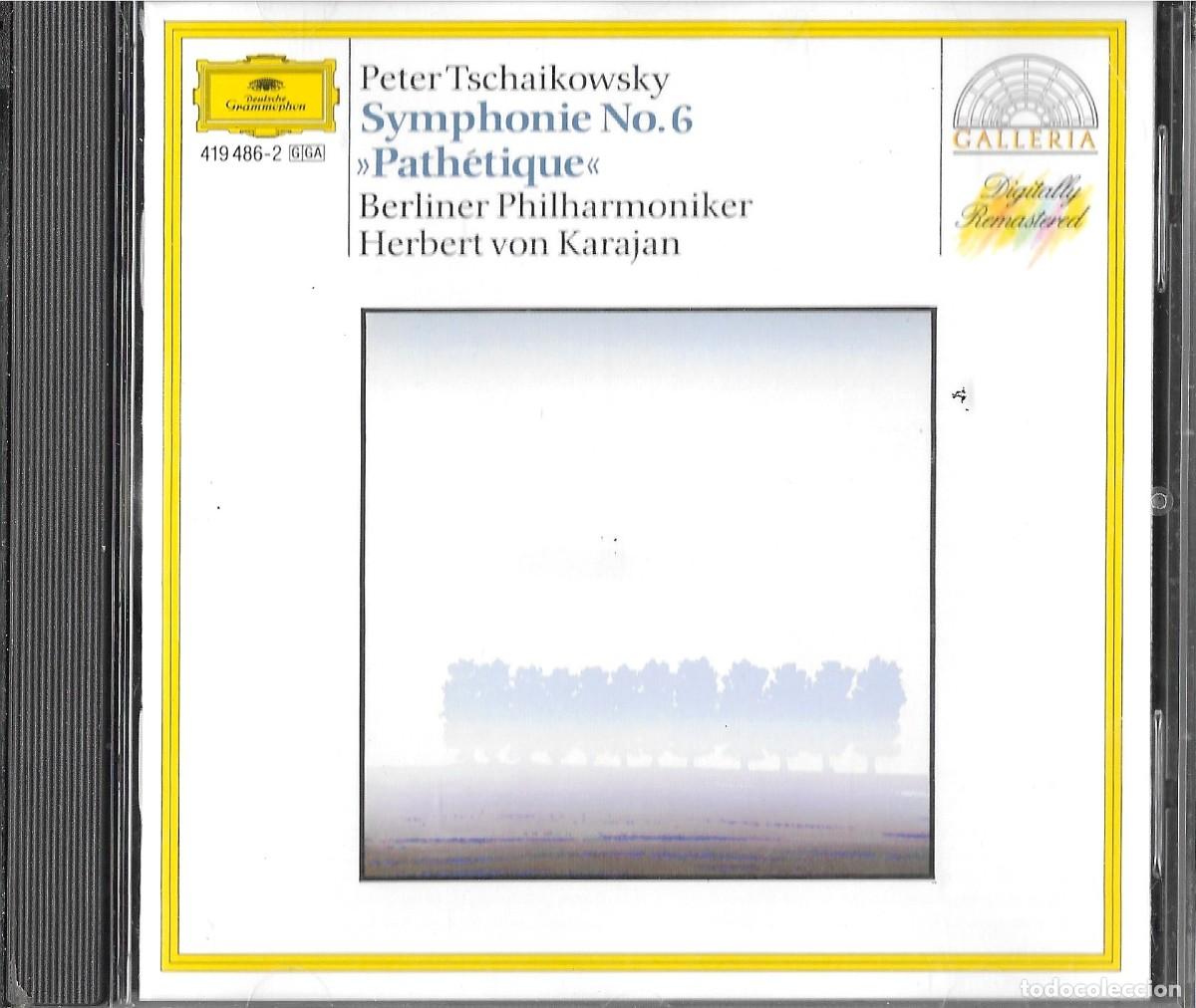 CD di Musica: CD DE PIOTR ILYICH TCHAIKOVSKY &rdquo;SYMPHONIE N&ordm; 6 PATHETIQUE&rdquo; FILARM&Oacute;NICA DE BERLIN HERBERT VON KARAJAN
