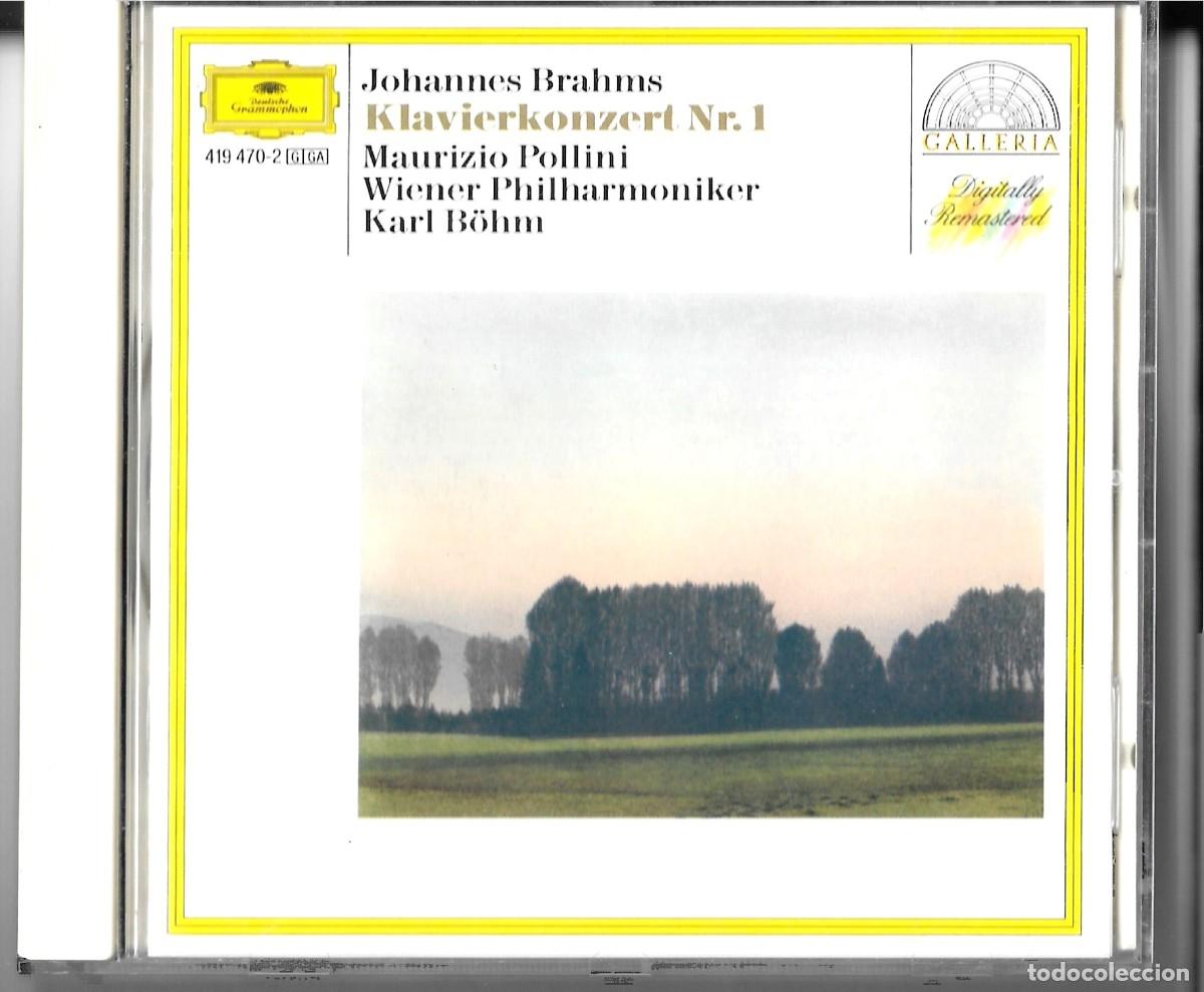 CDs de m&uacute;sica: CD DE JOHANNS BRAHMS - PIANO MAURIZIO POLLINI - FILARMONICA DE VIENA - KARL B&Ouml;HM