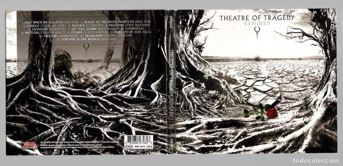 CDs de m&uacute;sica: CD THEATRE OF TRAGEDY REMIXED. AFM RECORDS 2019